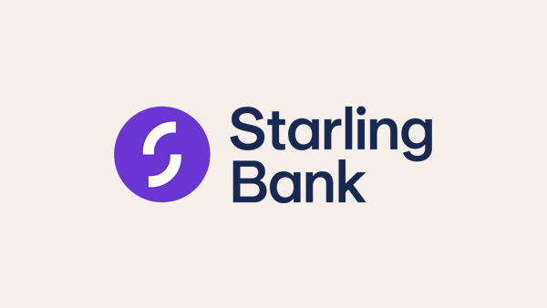 Starling Bank Logo with purple icon