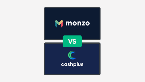 Monzo and Cashplus brand logos