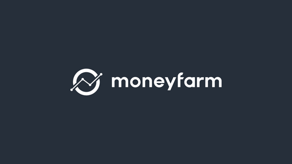 Moneyfarm logo - best trading app for beginners UK