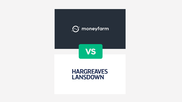 Moneyfarm vs Hargreaves Lansdown logos