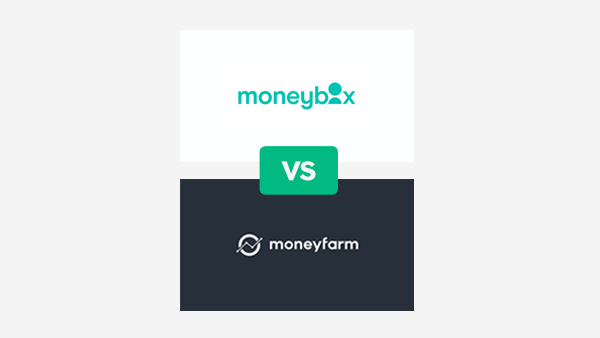 Moneybox vs Moneyfarm logos